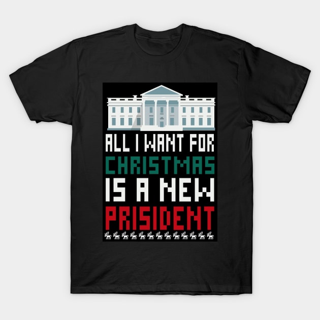 ALL iwant for christmas is a new prisident T-Shirt by lounesartdessin
